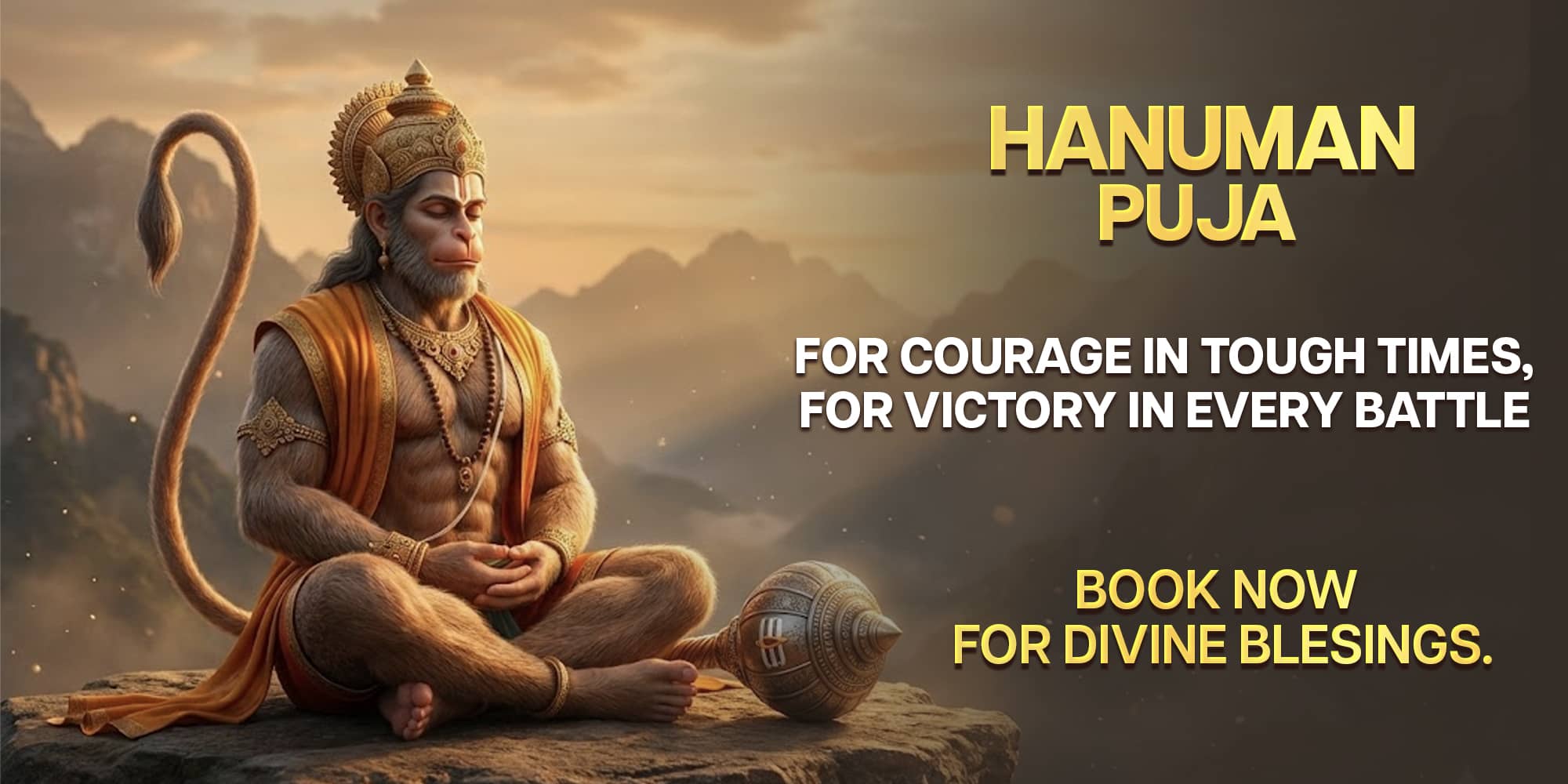 Lord Hanuman Puja</br>(శ్రీ ఆంజనేయ స్వామి పూజ – శక్తి, ధైర్యం, విజయానికి ప్రత్యేక పూజ)